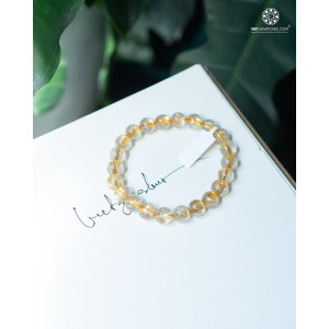 Vòng Tay Thạch Anh Tóc Vàng - Gold Rutilated Quartz 9mm VIP
